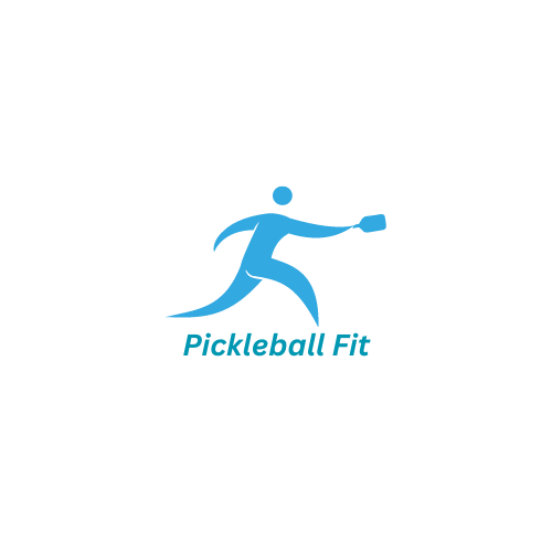 Pickleball Fit Logo. Player in motion.